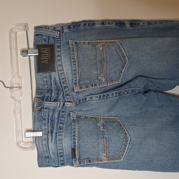 Ariat Light Blue Jeans M7 slim Fit Straight Leg 32x32 - Picture 4 of 7